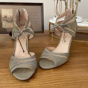 Metallic Gold Nina Dress Sandal - Size 7M